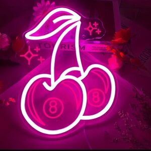 8Ball cherries neon sign
